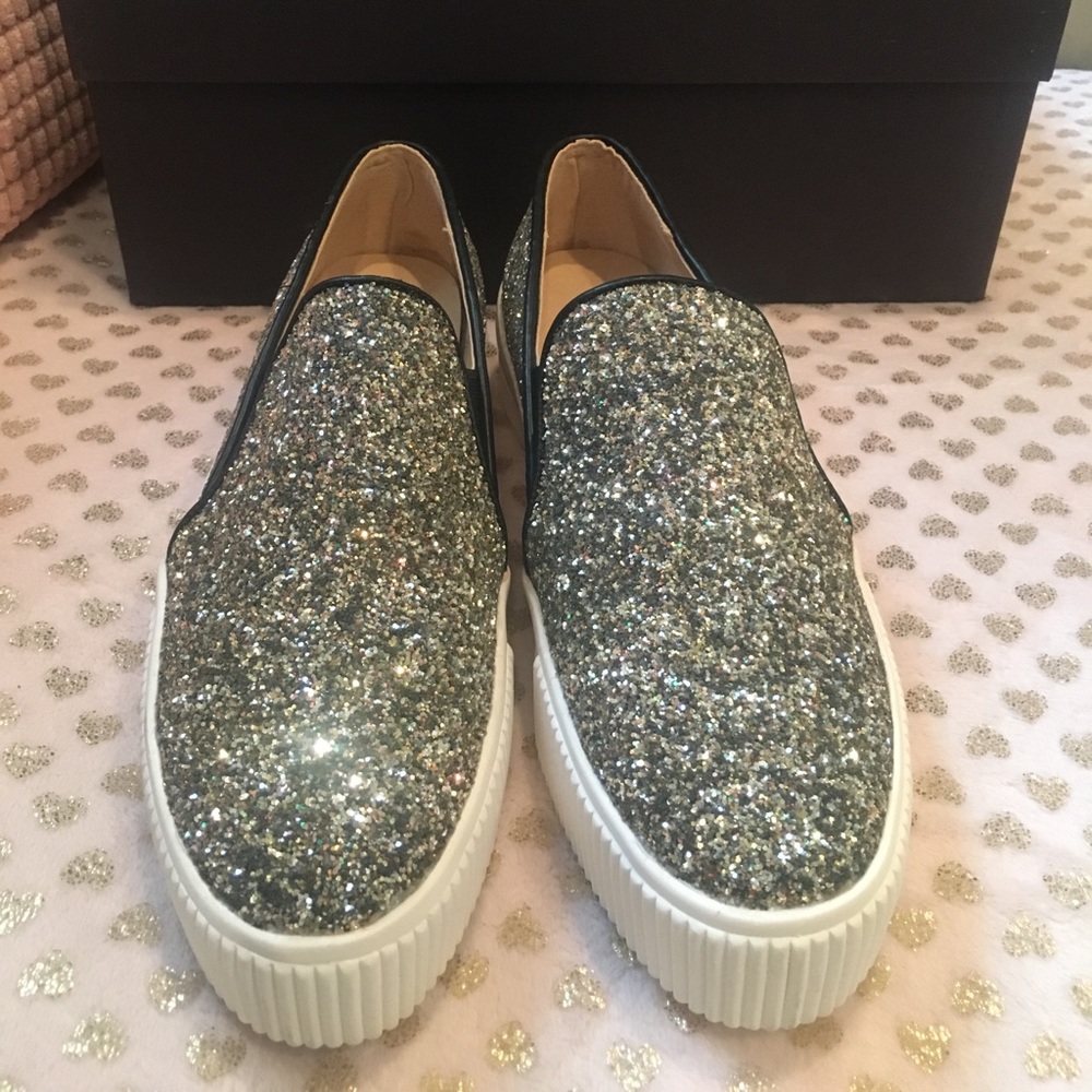 Platform Sneakers ✨Sparkly  size 6.5 NWT - Picture 5 of 8